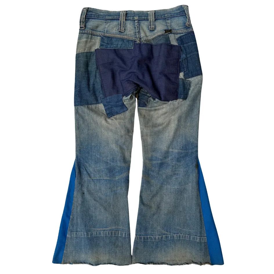 Wrangler 70s Wrangler Patchwork Flare Denim Size US 28 / EU 44 - 2 Thumbnail