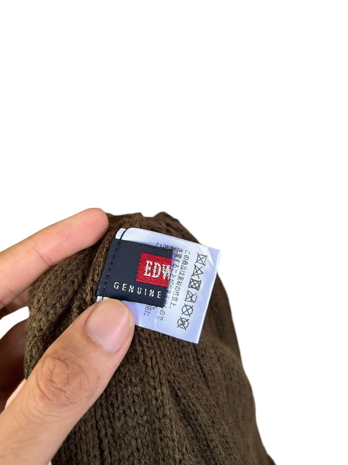 Japanese Brand × Kapital × Vintage Vintage Edwin Big Logo Beanie Hats Size ONE SIZE - 5 Thumbnail