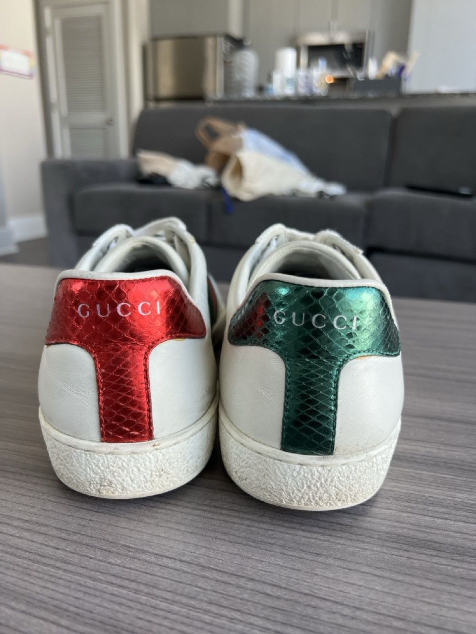 Gucci Gucci Ace Embroidered 'Tiger' Size US 8.5 / EU 41-42 - 2 Thumbnail
