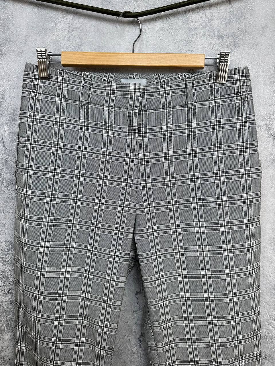 Jigsaw Jigsaw Check Pants Plaid Straight Leg Trousers Wool Blend Size 27" / US 4 / IT 40 - 4 Thumbnail