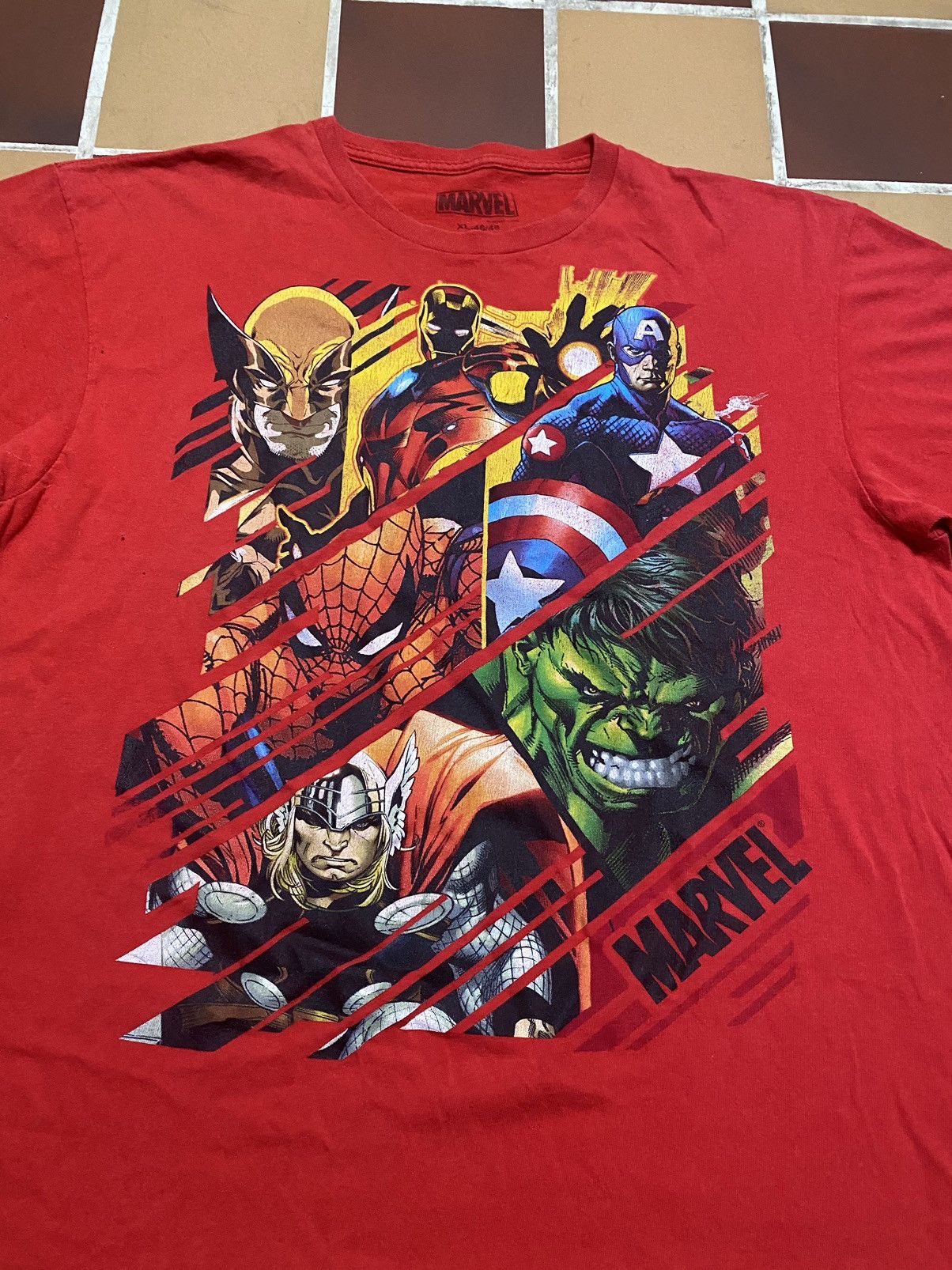 Marvel Comics × Vintage Vintage 2000s Marvel Avengers Y2K shirt Size US XL / EU 56 / 4 - 2 Thumbnail