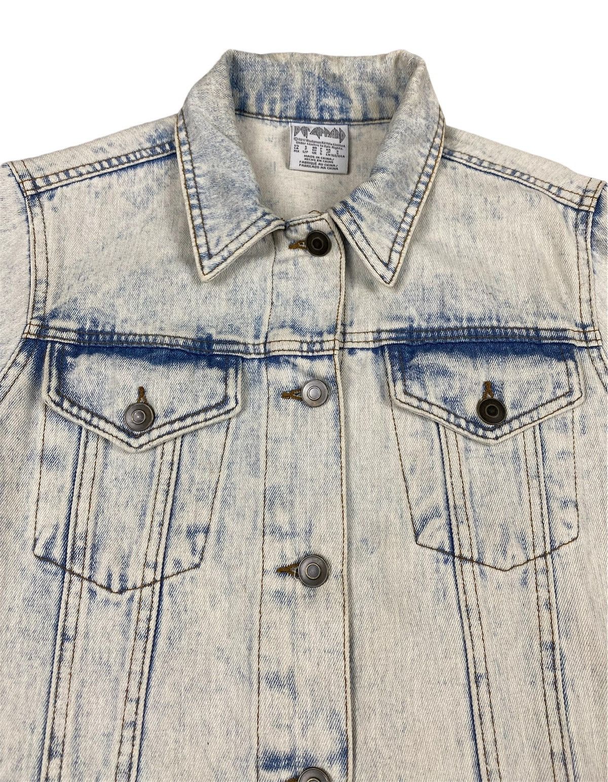 Vintage Vintage Def Leppard Pyromania ‘83 Tour Jeans Jacket Size US S / EU 44-46 / 1 - 7 Thumbnail
