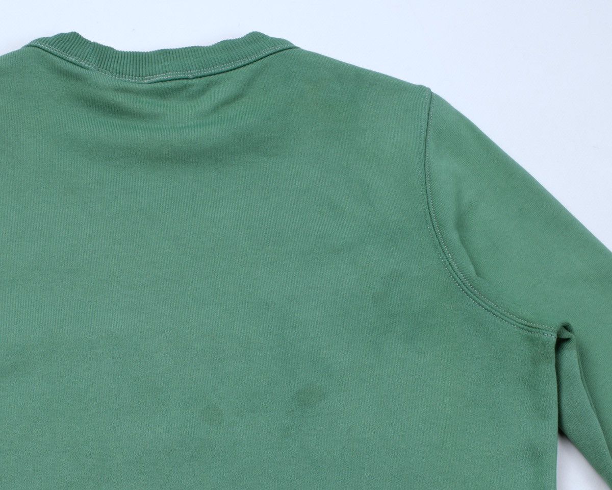 Burberry × Designer BURBERRY London England Big Logo Green Cotton Sweatshirt Size US XS / EU 42 / 0 - 14 Thumbnail