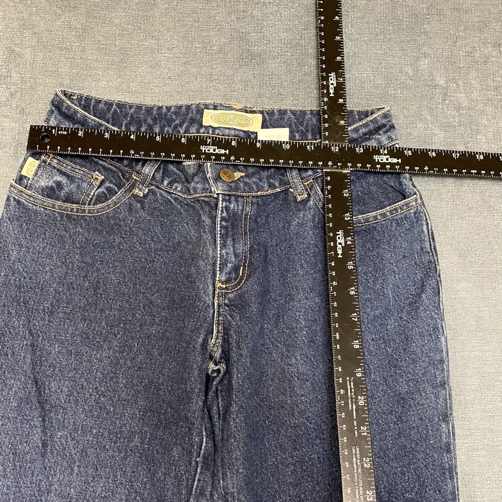 Vintage BeBop Jeans Women 9 Blue Denim Cotton Non Stretch Medium Wash Casual Bootcut Leg Jeans Size 30" / US 8 / IT 44 - 7 Thumbnail