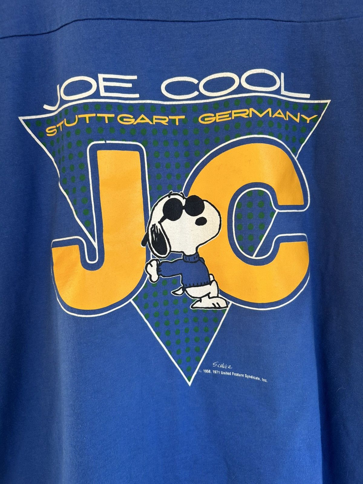 Vintage True Vintage 1971 Snoopy Joe Cool Stuttgart Germany Shirt XL Size US XL / EU 56 / 4 - 2 Thumbnail