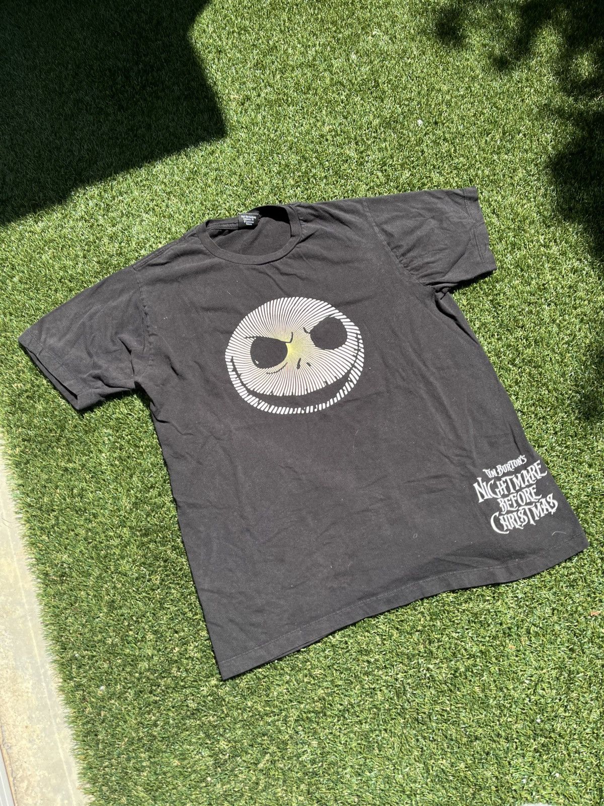 Vintage VTG 00’s Nightmare Before Christmas Faded Black Tee Size US L / EU 52-54 / 3 - 2 Thumbnail