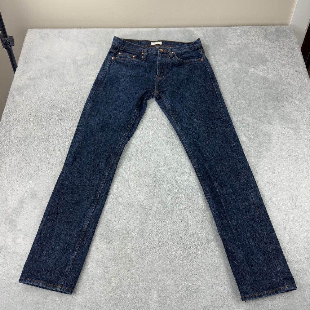 The Unbranded Brand Unbranded Tapered Fit 14.5oz Indigo Selvedge Denim Men's Si Size US 31 - 1 Thumbnail