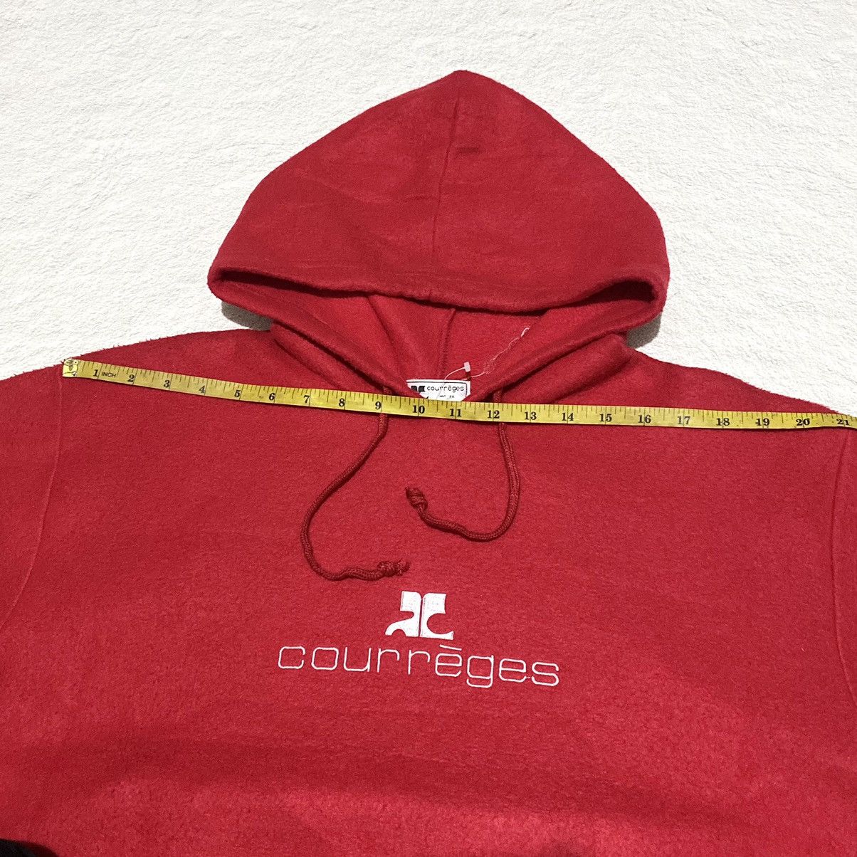 Courreges 🔥RARE🔥 Courreges 2000s Fleece Hoodie Size US M / EU 48-50 / 2 - 5 Thumbnail