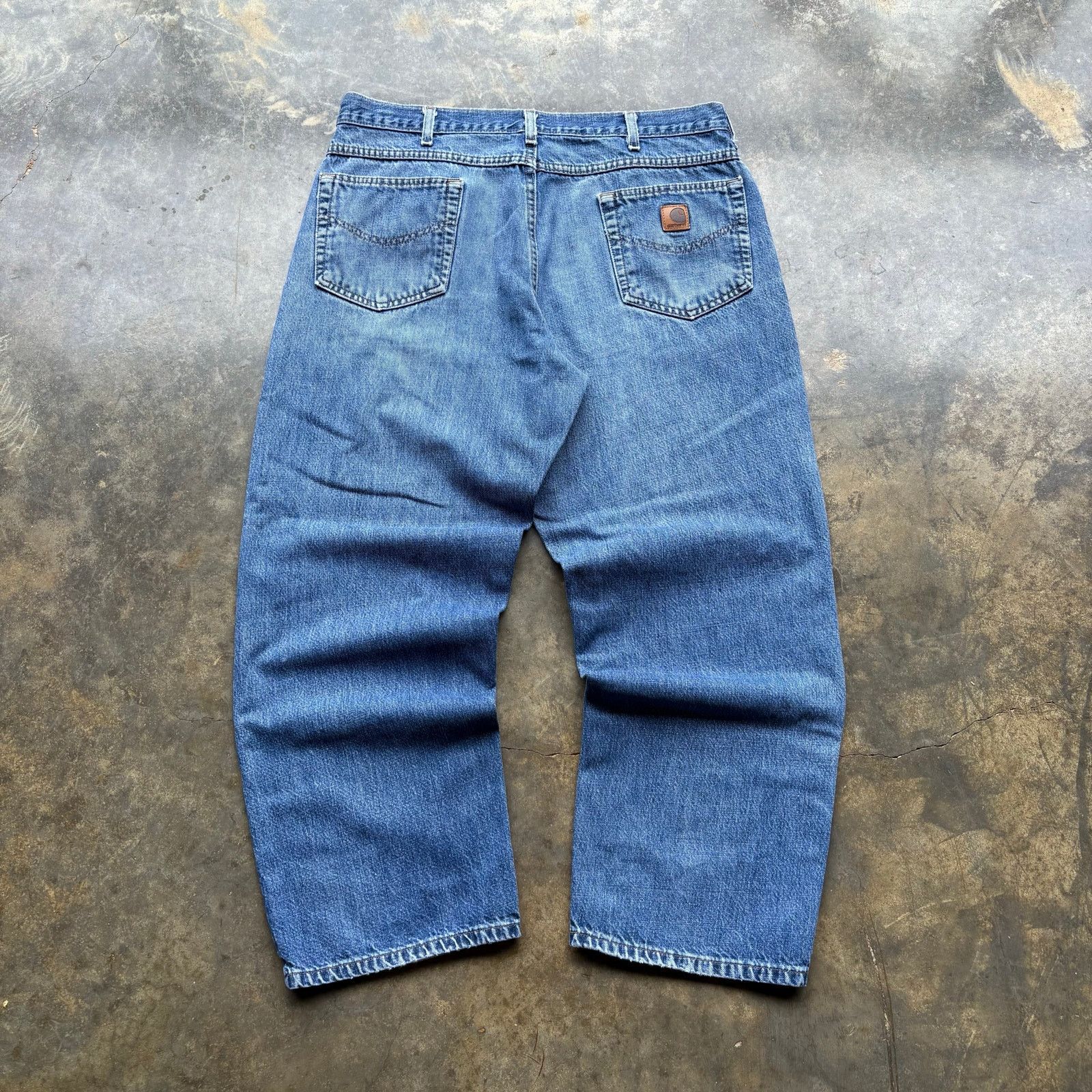 Carhartt Vintage Y2K Baggy Carhartt Blue Jeans Size US 38 / EU 54 - 1 Thumbnail