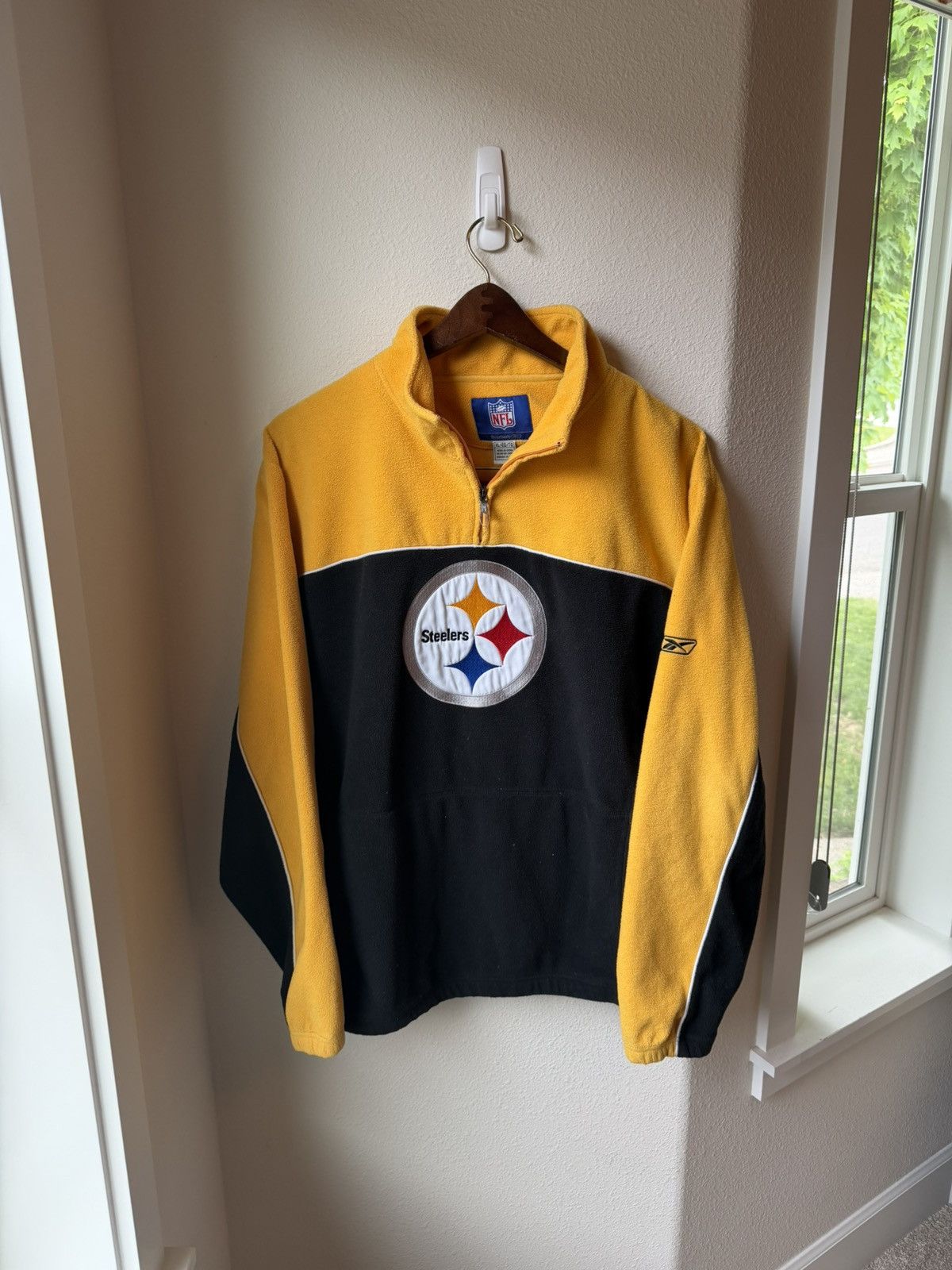 Reebok Vintage Steelers Reebok NFL Fleece Pullover XL Size US XL / EU 56 / 4 - 1 Thumbnail