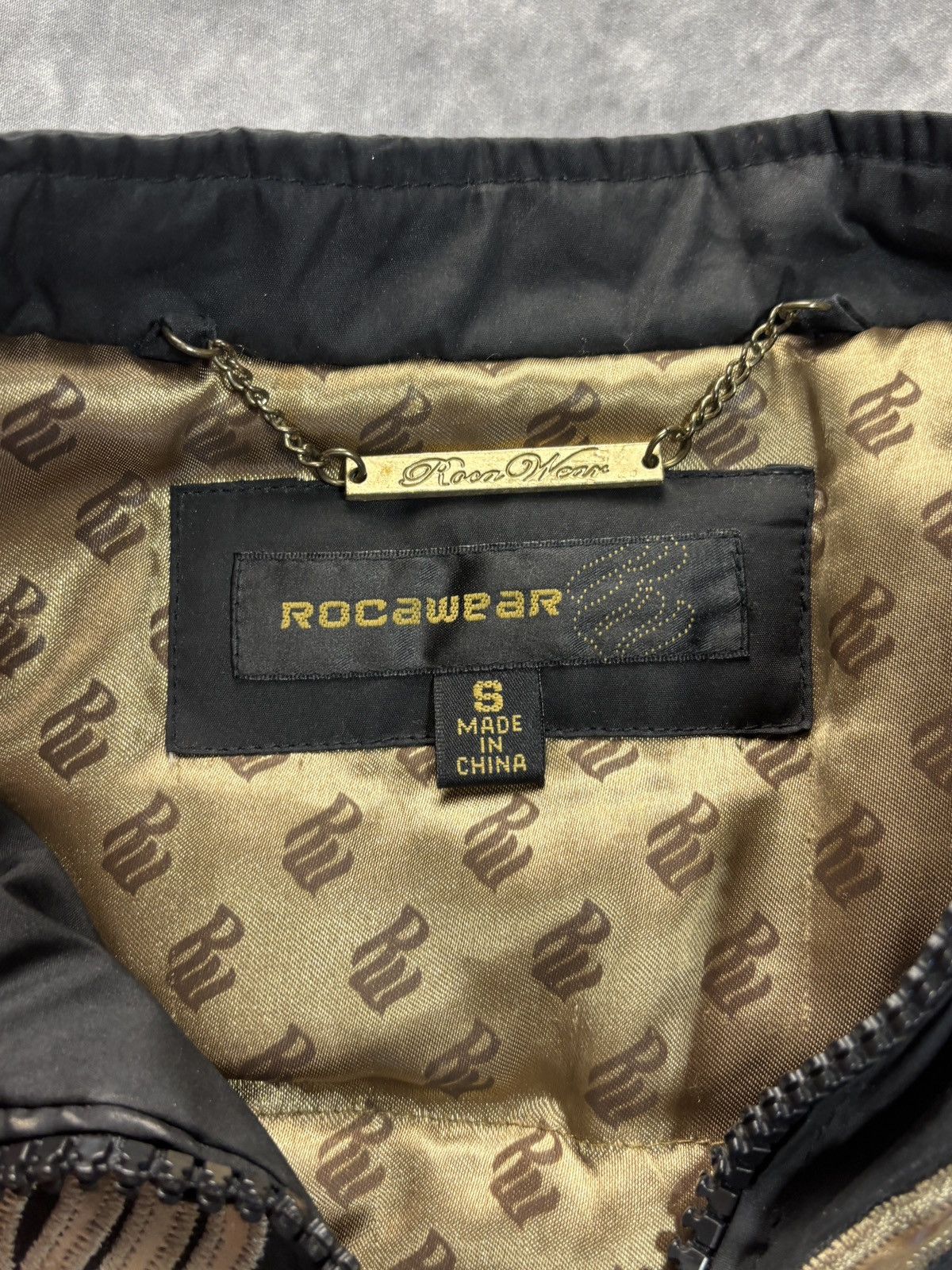 Rocawear Vintage Rocawear Bomber Jacket Goose Down Puffer Y2K Winter Size S / US 4 / IT 40 - 8 Thumbnail