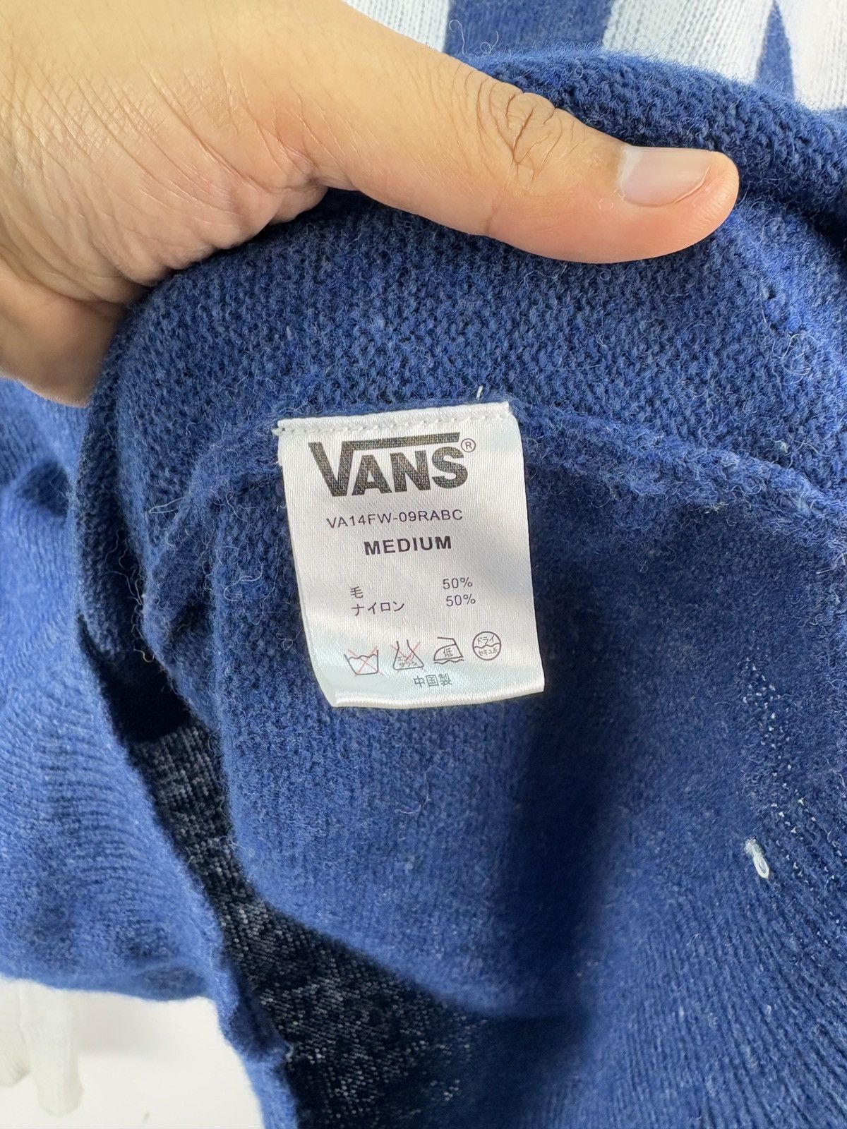 Vans × Vintage Vintage Vans of The Wall Sweater Knitwear Size US M / EU 48-50 / 2 - 5 Thumbnail
