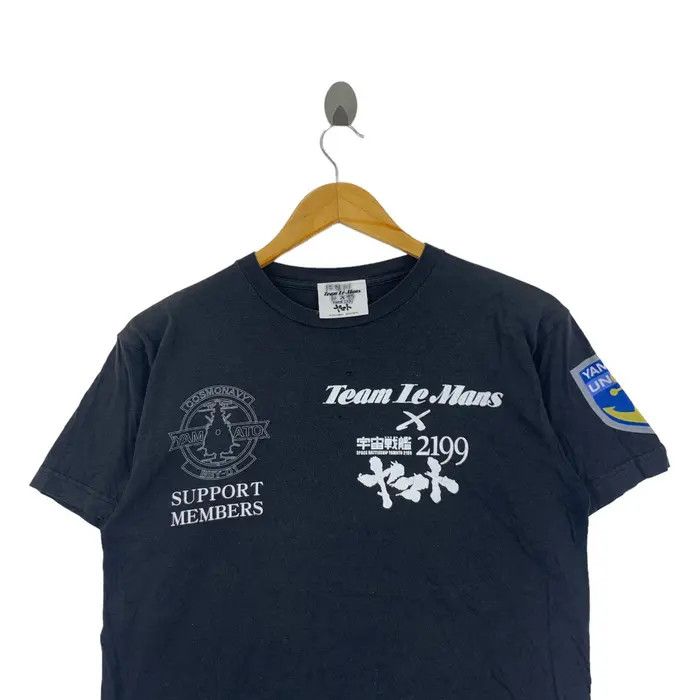 Vintage ANIME SPACE BATTLESHIP YAMATO x Team Le Mans Tee Shirt Size US S / EU 44-46 / 1 - 2 Thumbnail