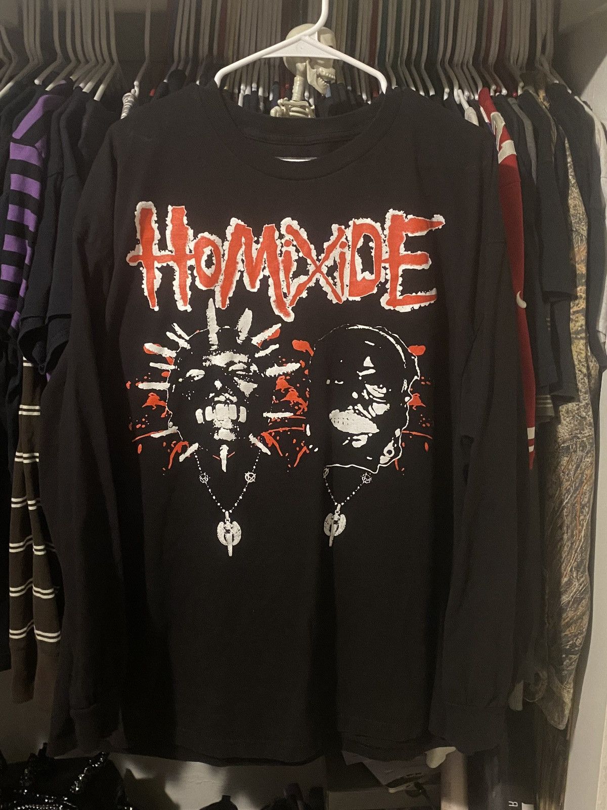 Ken Carson Homixide Gang long sleeve merch 2024 north america merch Size US XL / EU 56 / 4 - 1 Thumbnail