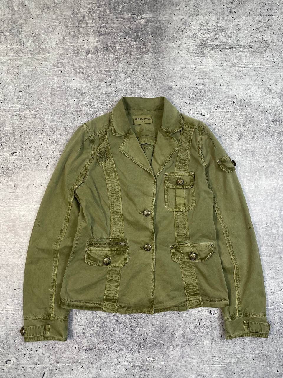 If Six Was Nine Vintage LGB If Six Was Nine Military Jacket Style Y2K Size L / US 10 / IT 46 - 1 Thumbnail