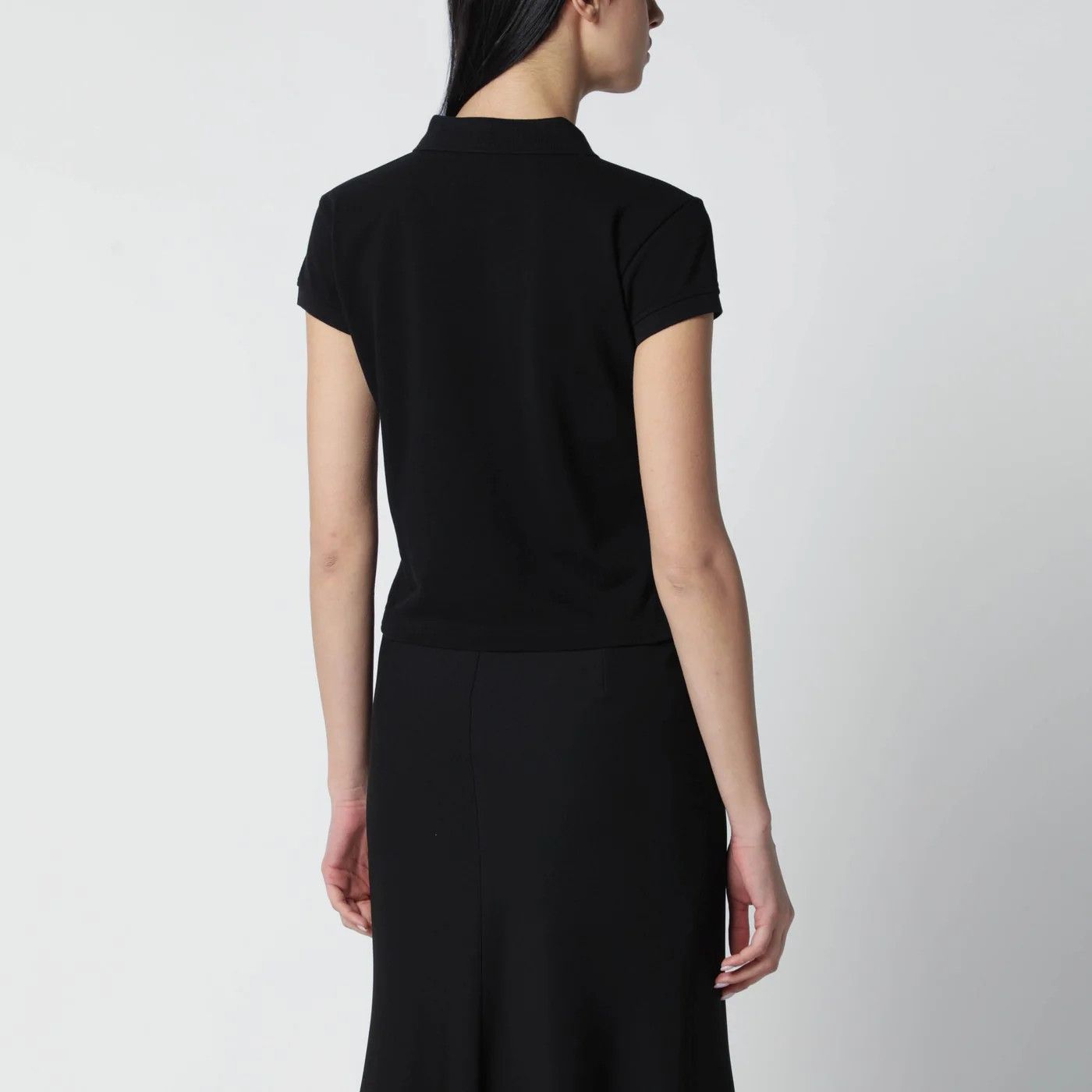 Balenciaga o1d2blof0426 Classic Polo Shirt in Black Size L / US 10 / IT 46 - 3 Thumbnail