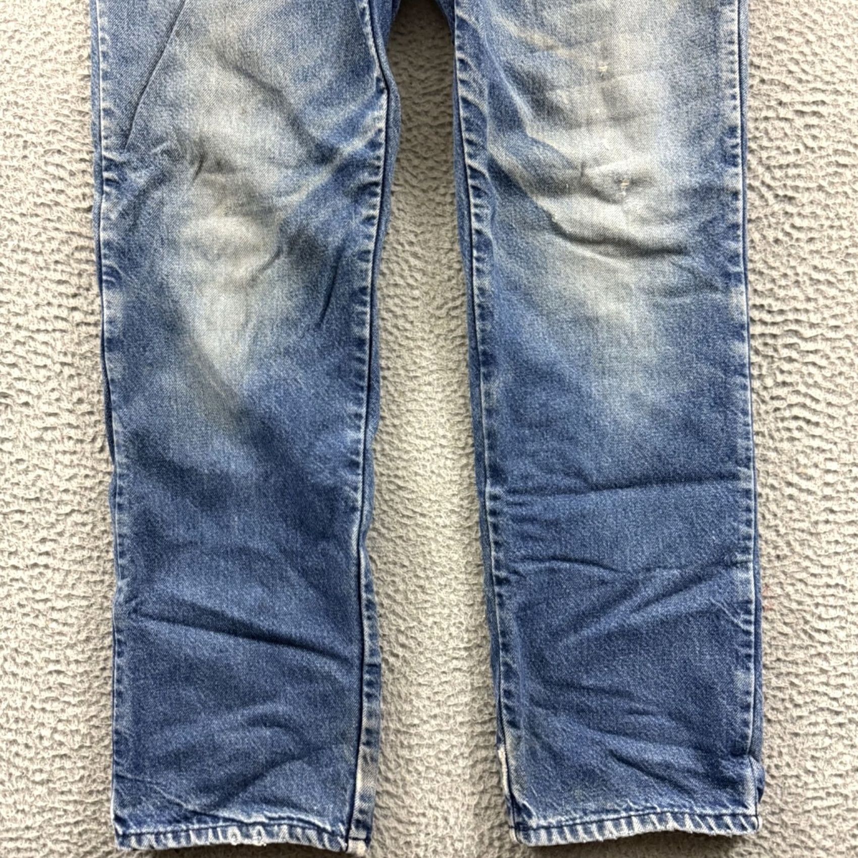 Dickies VINTAGE Dickies Jeans Mens 34x32 Blue 90s Workwear Straight Denim 5-Pocket Relaxed Slim Fastener Zipper, Lined, Cotton, 874 style Size US 34 / EU 50 - 2 Thumbnail