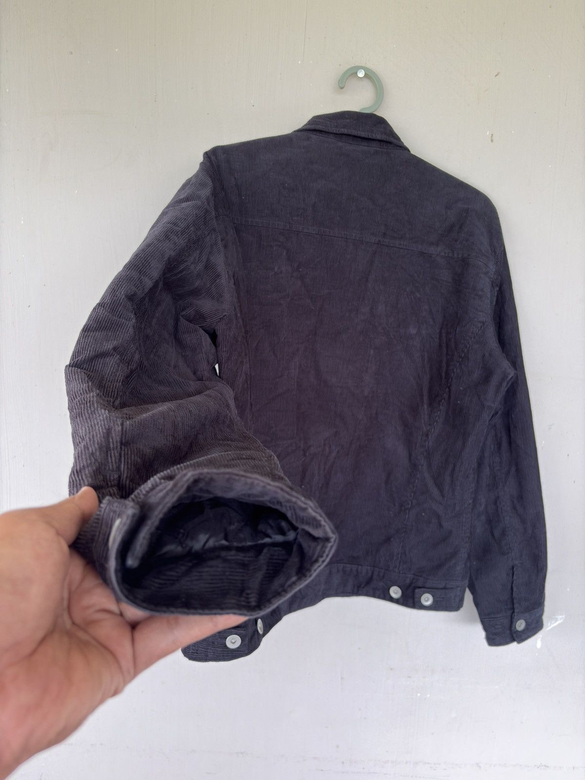 Japanese Brand Compass Black Corduroy Jacket Button-Up Size US XXL / EU 58 / 5 - 12 Thumbnail