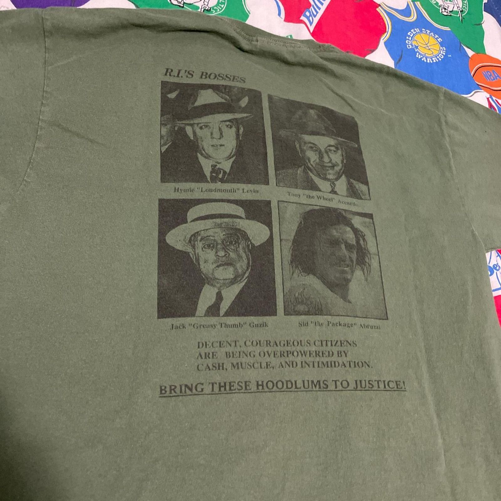 Vintage Y2K Water Bros. Sid Abruzzi Surf Skate and Loan Wanted Tee Size US L / EU 52-54 / 3 - 4 Thumbnail