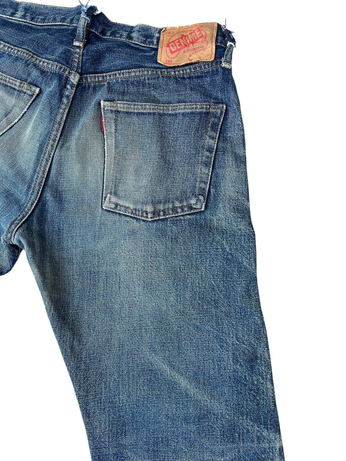 Denime Vintage DENIME Japan Dirty Mud Denim Selvedge Jeans Size US 31 - 18 Thumbnail