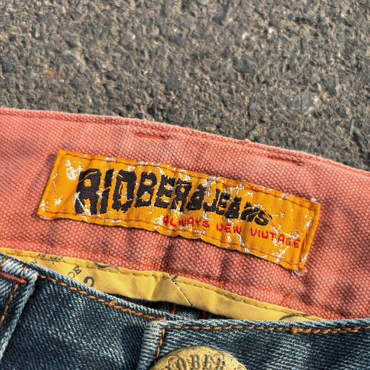 Tornado Mart ❌SOLD❌RIOBERA Flare Jeans Distressed Skull Button 30 Size US 30 / EU 46 - 4 Thumbnail
