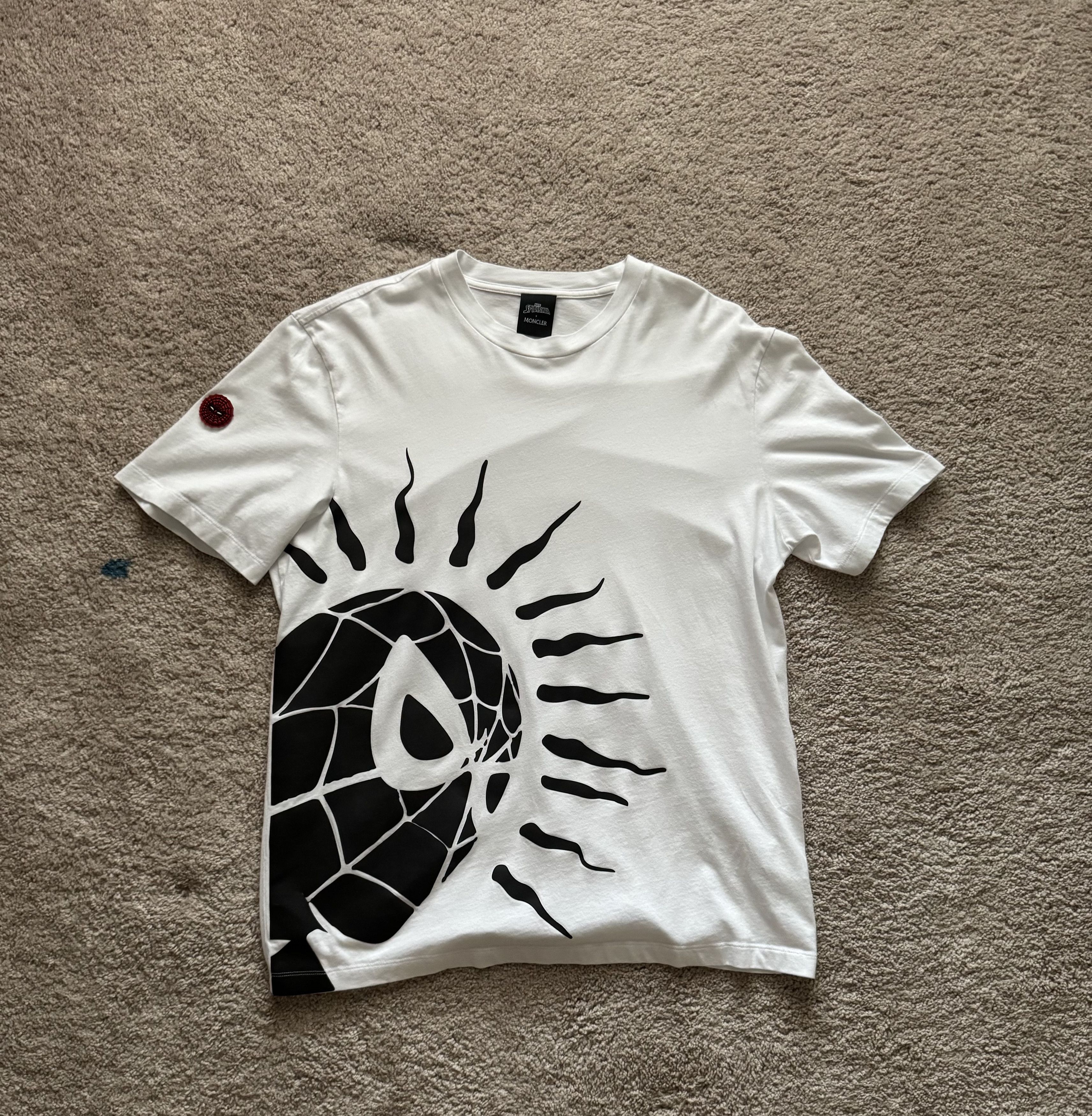 Moncler Moncler Black Spider-Man T-Shirt Size US XL / EU 56 / 4 - 1 Thumbnail