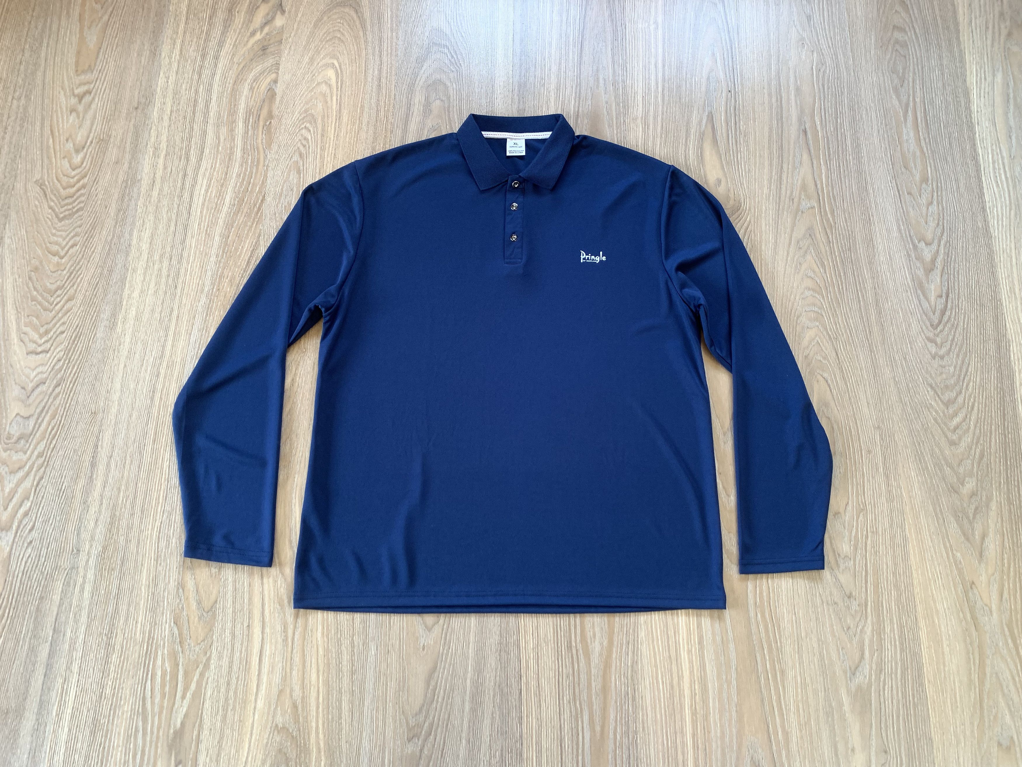 Pringle Of Scotland Pringle Of Scotland Mens Long Sleeve Golf Polo Size US XL / EU 56 / 4 - 1 Thumbnail