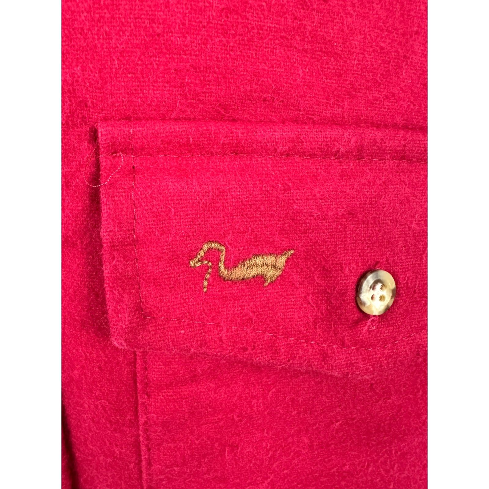 Lumberjack VINTAGE Duxbak Chamois Flannel Shirt XL Red Heavy Cotton Lumberjack Work Mens Size US XL / EU 56 / 4 - 6 Thumbnail