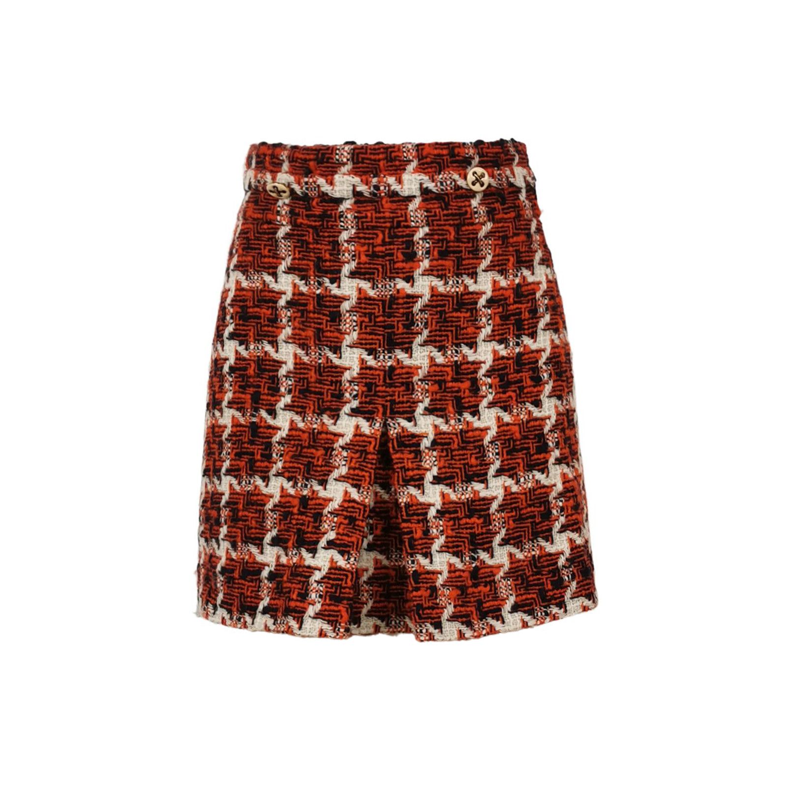 Gucci Gucci Plaid Wool Blend Mini Skirt Size IT 38 Size 26" / US 2 / IT 38 - 1 Thumbnail
