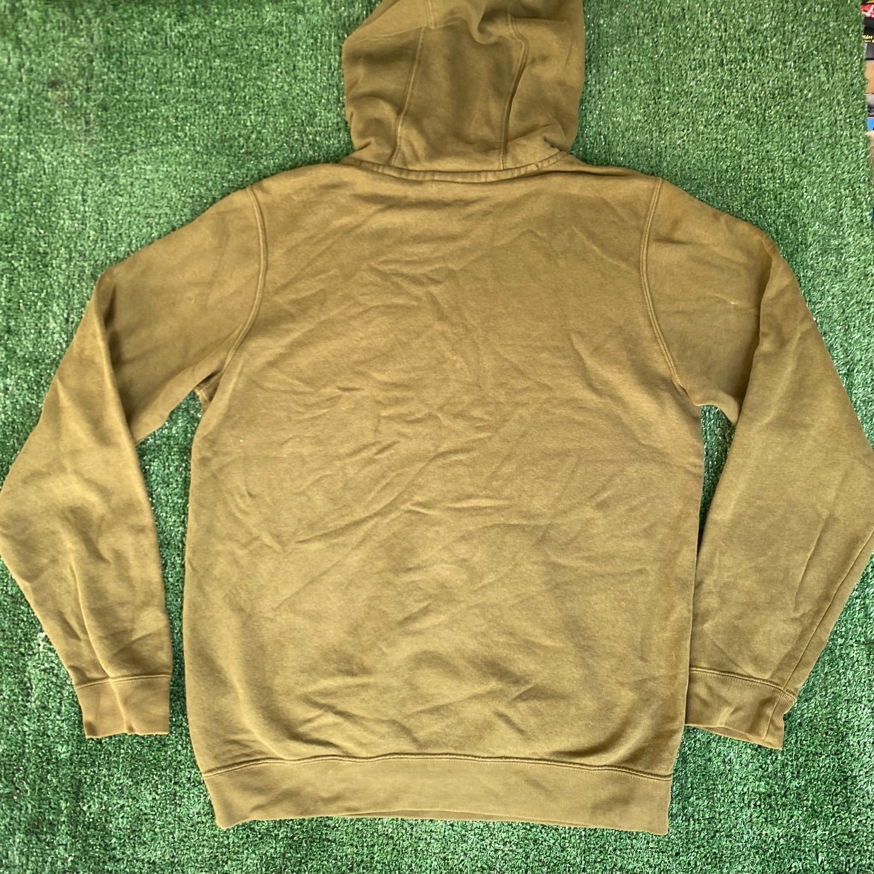 Nike Vintage Y2K Nike Logo Hoodie Drab Green Swoosh Sweatshirt Size US S / EU 44-46 / 1 - 5 Thumbnail