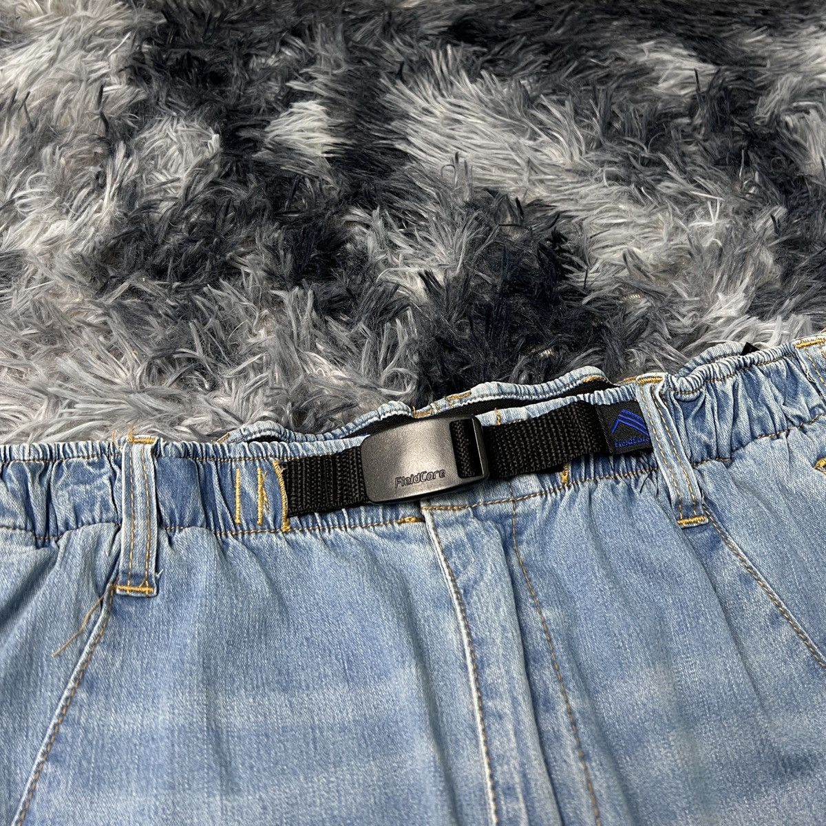 Japanese Brand FieldCore Denim Cargo Pants Size US 33 - 6 Thumbnail