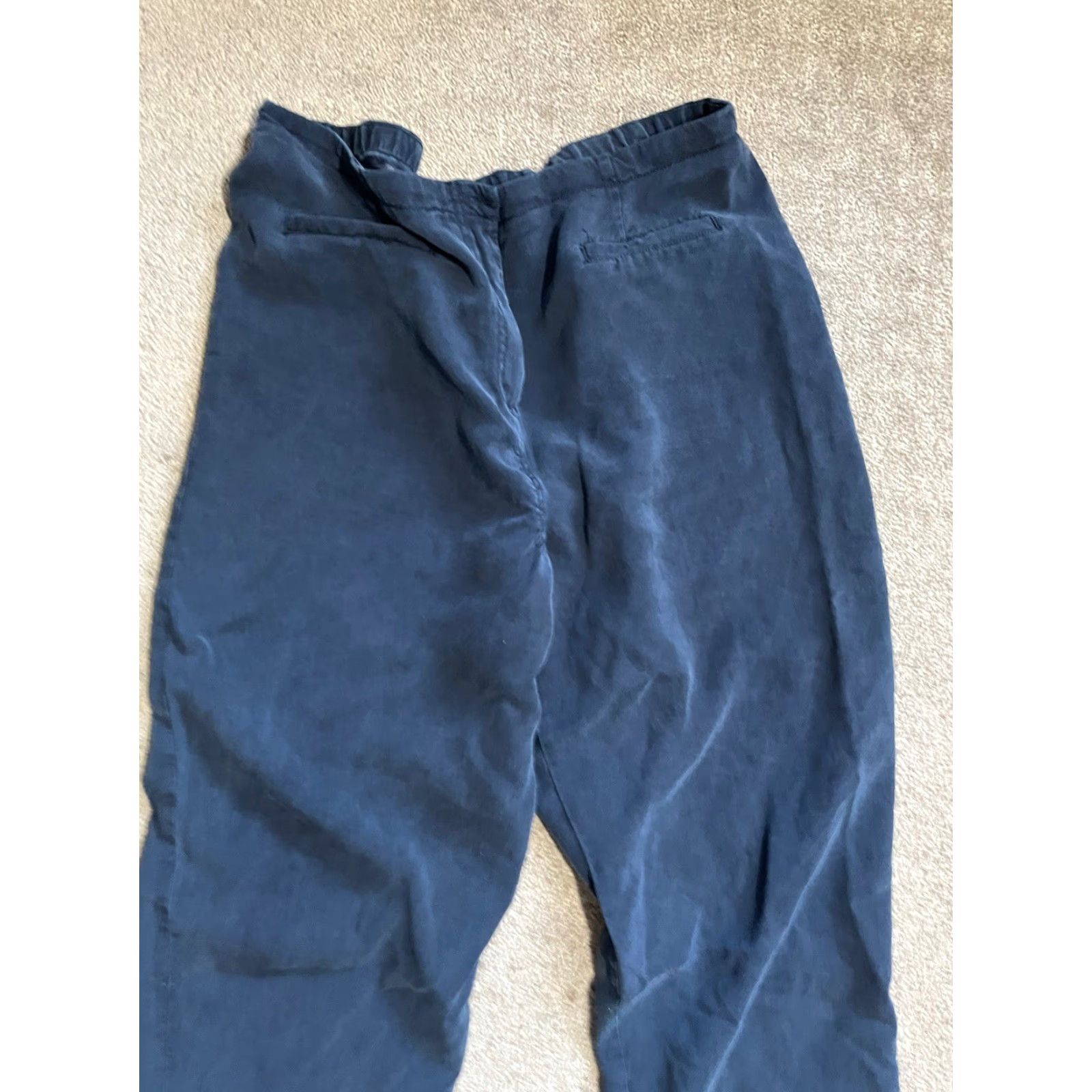 Pendleton VINTAGE Pendleton Trousers Pants 90s Blue Lyocell Tencel Straight Leg Size 14 Women Size 36" / US 14 / IT 50 - 2 Thumbnail