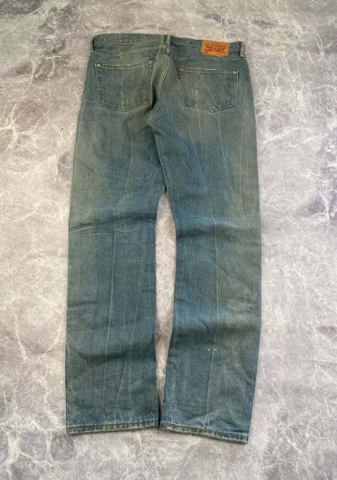 Levi's Levi’s 508 Gold Miner Style Dirty Denim Jeans Size: W34 L32 Size US 34 / EU 50 - 10 Thumbnail