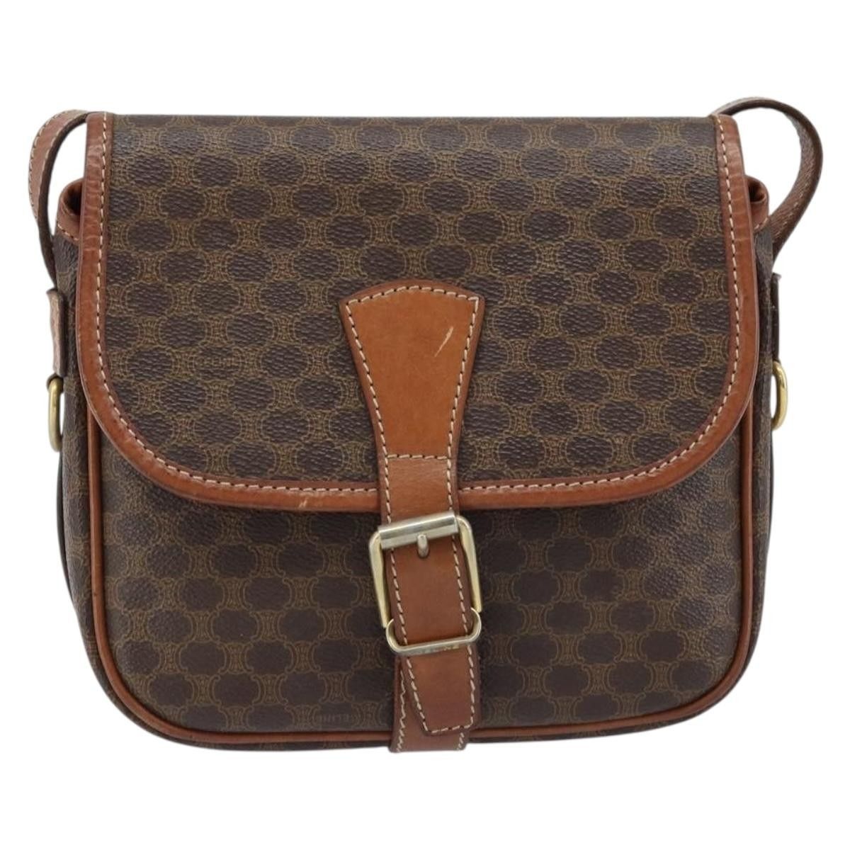 Celine Celine Vintage Macadam Canvas and Leather Size ONE SIZE - 1 Thumbnail