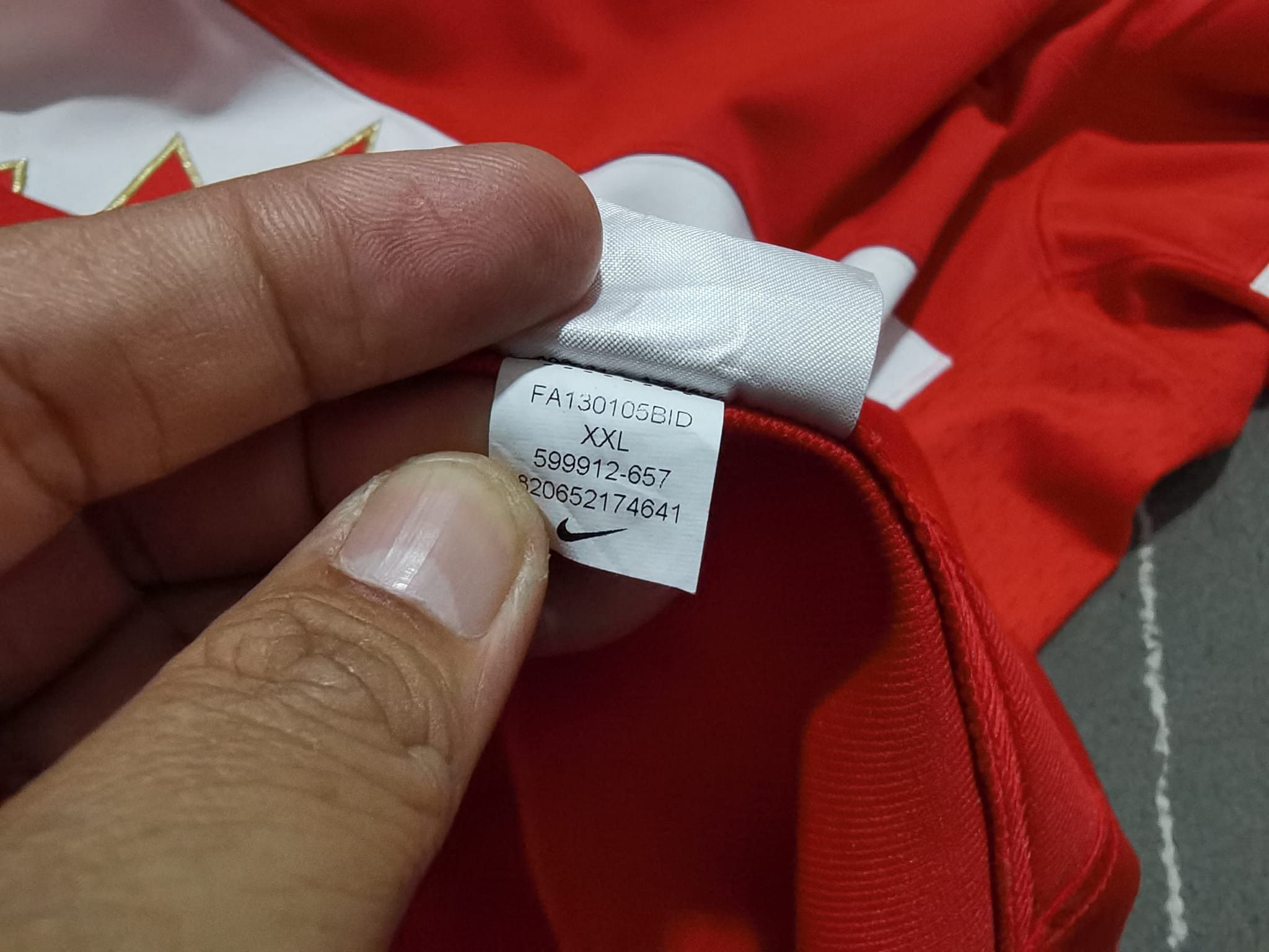 NHL × Nike Canada Olympics hockey ice jerseys 2XL 2142 Size US XXL / EU 58 / 5 - 10 Thumbnail