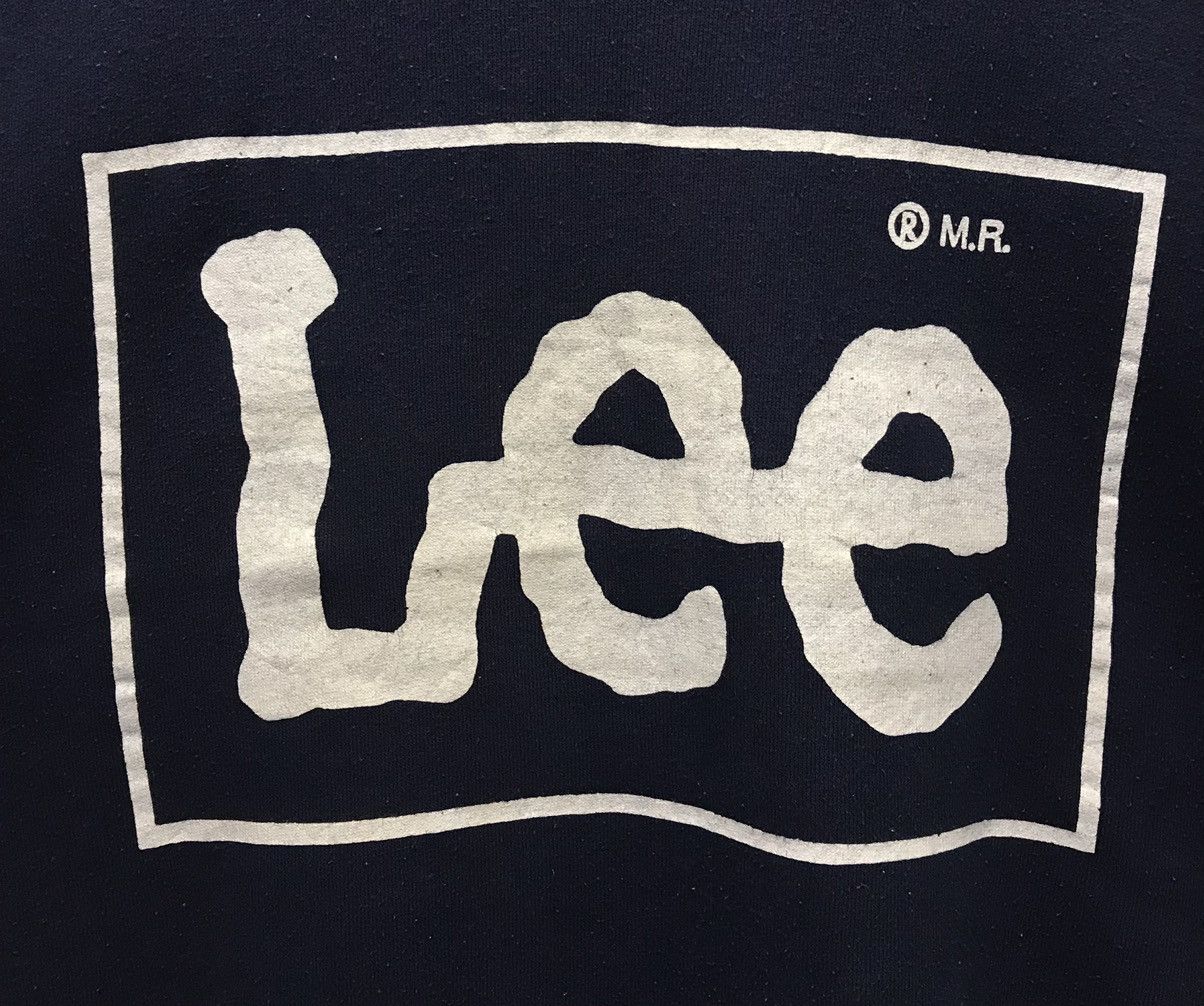 Lee × Vintage Vintage Lee Big Logo Sweatshirt Size US L / EU 52-54 / 3 - 3 Thumbnail