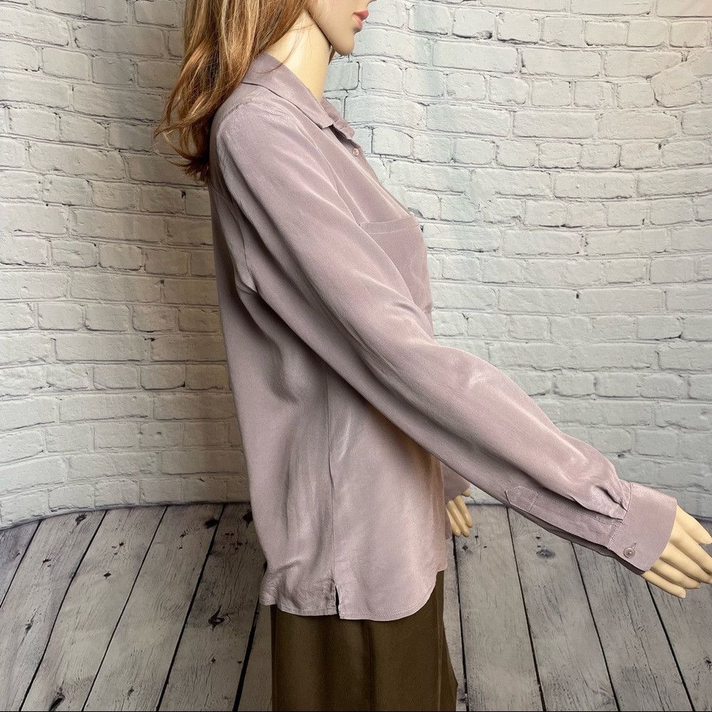 Tilley Juicy Couture Tinley Road Silk Olivia Dusty Rose Blouse Siz Size S / US 4 / IT 40 - 4 Thumbnail