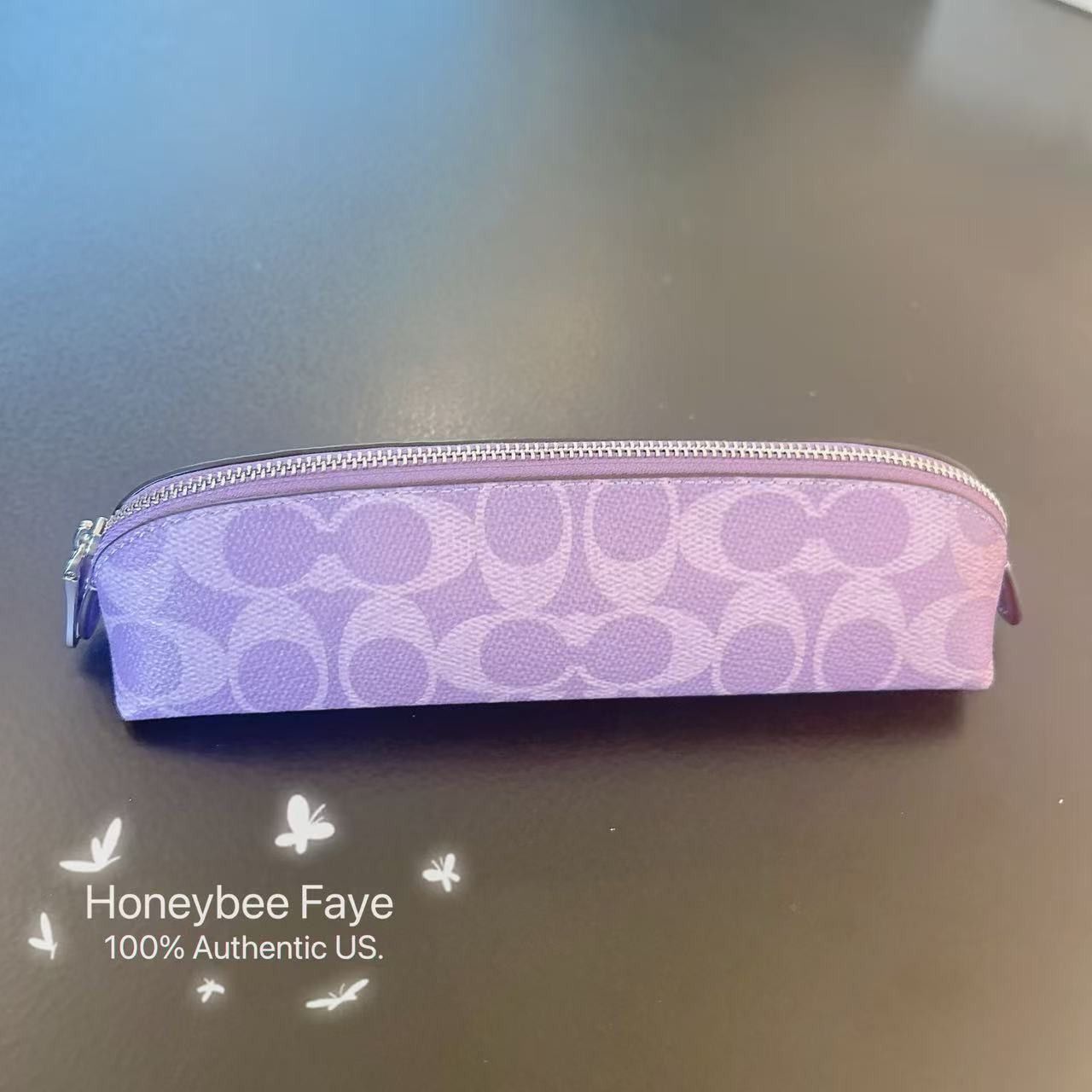 Coach Pencil Case In Signature Canvas CZ206 Size ONE SIZE - 2 Thumbnail