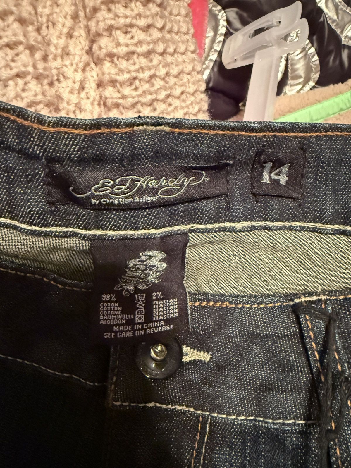 Christian Audigier × Ed Hardy Ed Hardy by Christian Audigier Skinny Jean Size 36" / US 14 / IT 50 - 5 Thumbnail