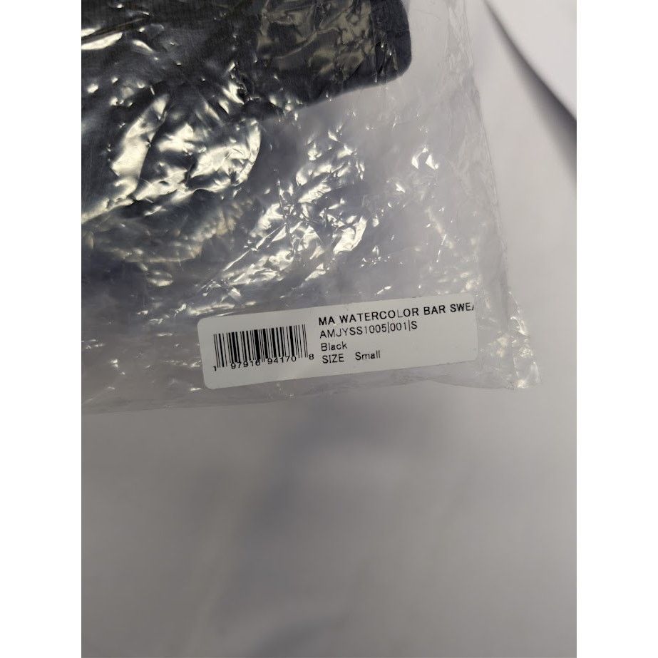 Amiri o1rshd1 MA Watercolor Bar Sweatshort in Black Size US 30 / EU 46 - 18 Thumbnail