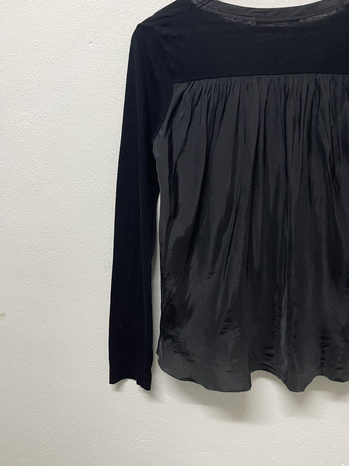 Sacai 90s SACAI UNBALANCE ROUND LONG SLEEVE SHIRT Size S / US 4 / IT 40 - 9 Thumbnail