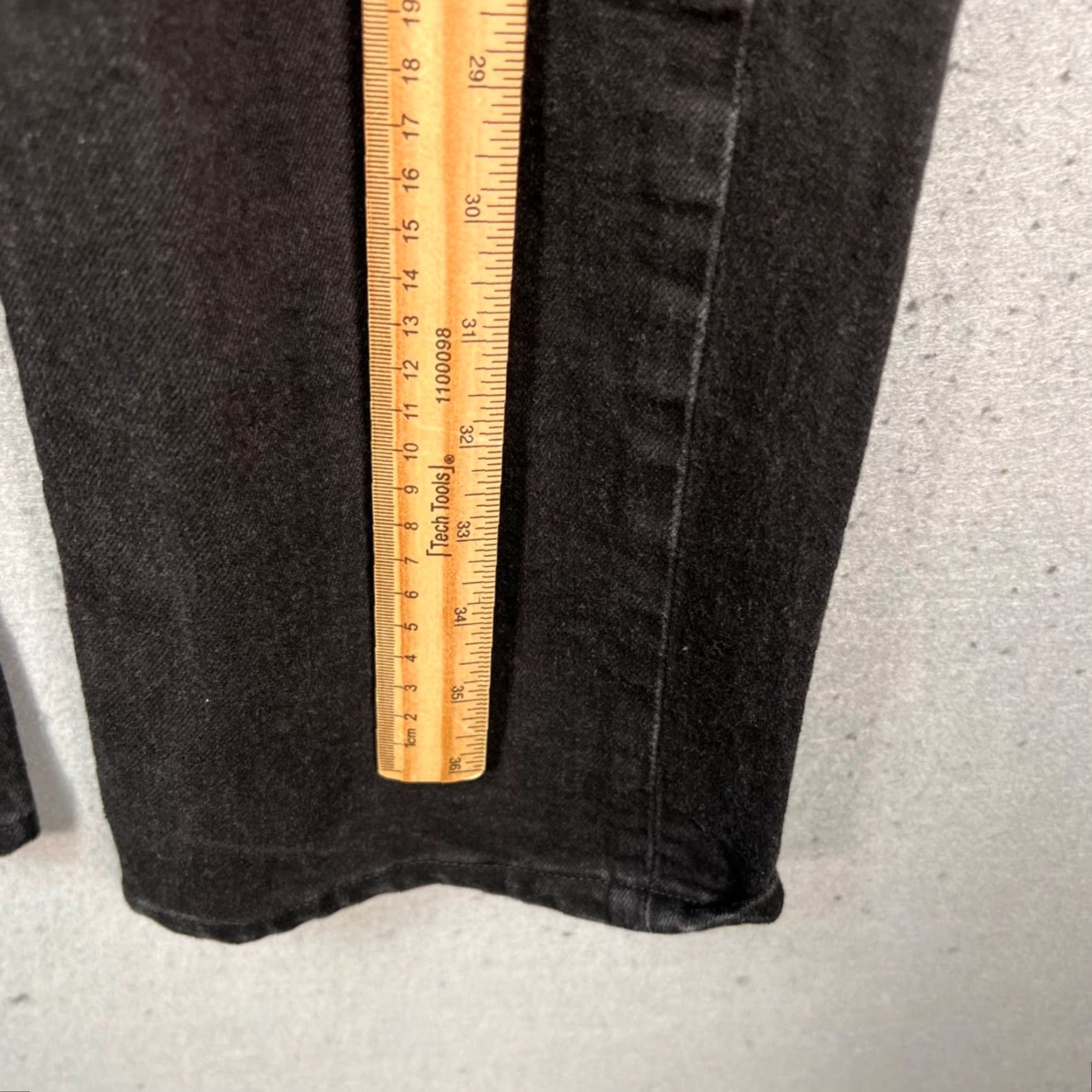 Levi's Levi's 514 Mens Size 32 x 28 Straight Black Denim Jeans Slim Fit Jeans Size US 32 / EU 48 - 7 Thumbnail
