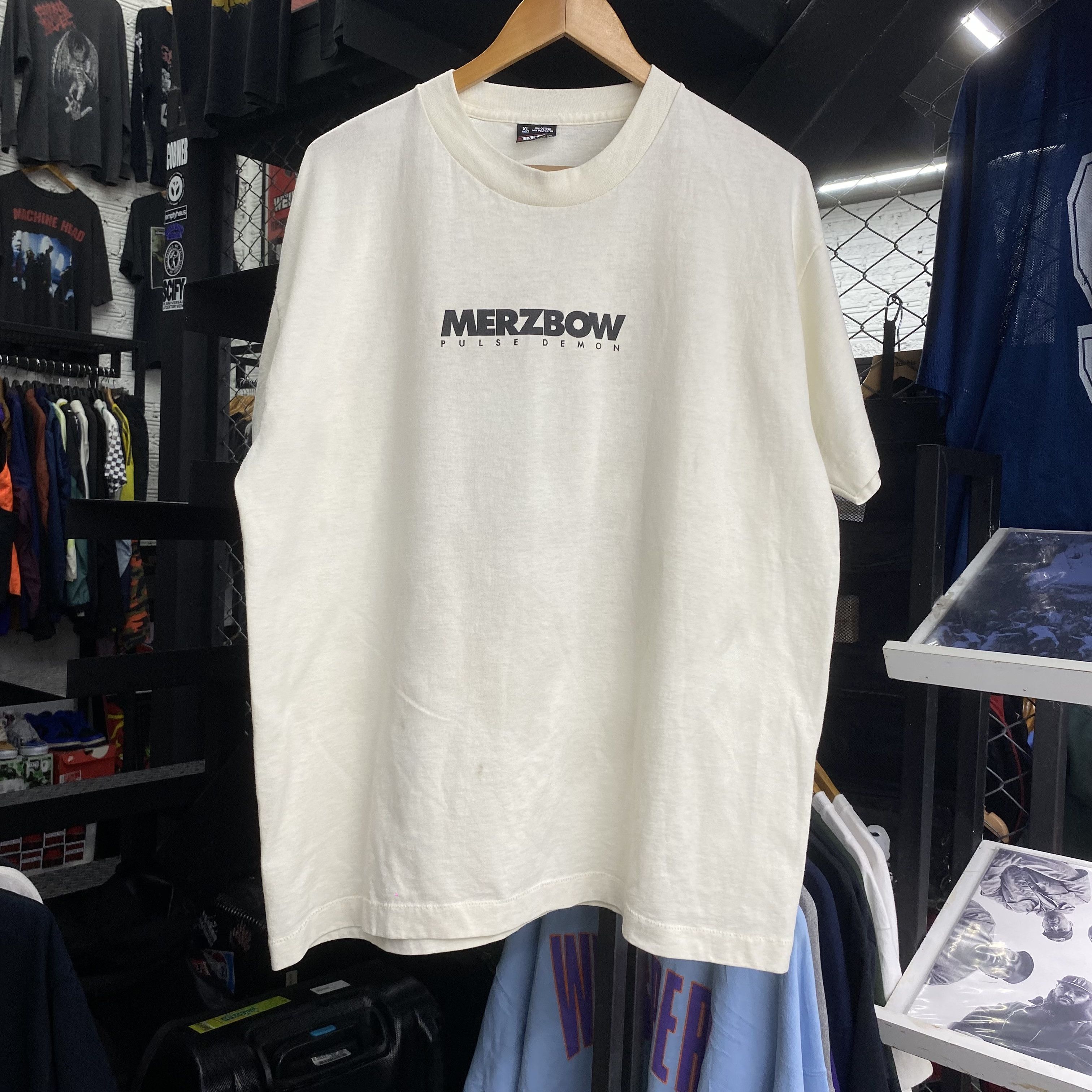 Band Tees MERZBOW Pulse Demon Rare Vintage 90s Size US XL / EU 56 / 4 - 1 Thumbnail