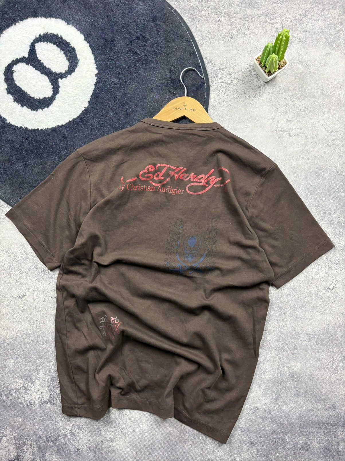 Ed Hardy ED HARDY Vintage Hype Big Logo Tatoo Tshirt Streetwear Y2k Size US XL / EU 56 / 4 - 8 Thumbnail