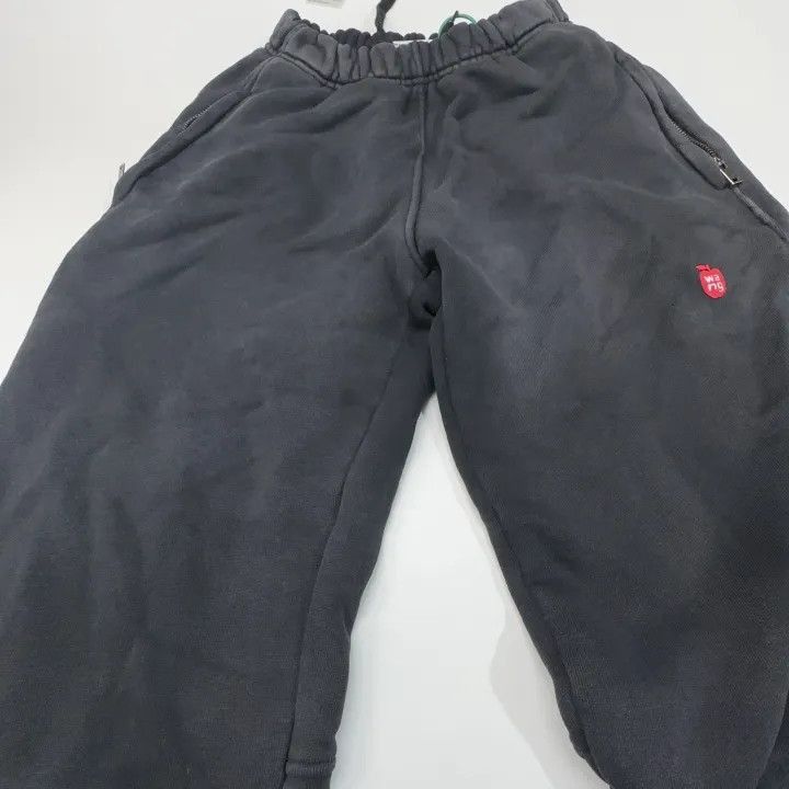 Alexander Wang Alexander Wang Black Apple Logo Sweatpants for Women - Size 22" - 6 Thumbnail