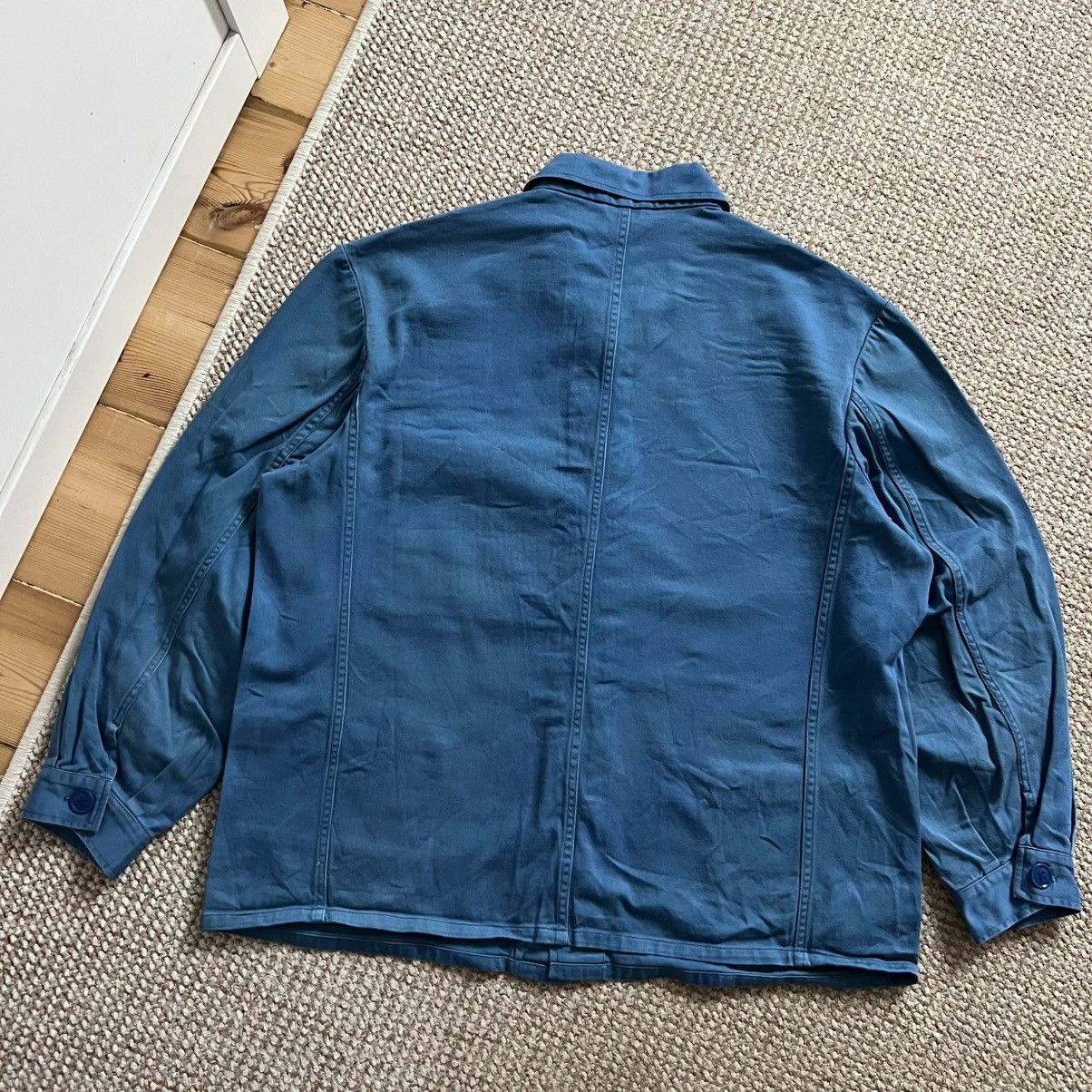Vintage French faded cotton vintage workwear jacket Size US L / EU 52-54 / 3 - 11 Thumbnail