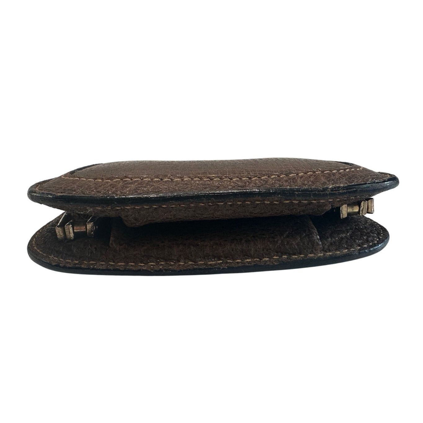 Gucci Gucci GG Kiss Lock Coin Pouch - Great Vintage Gucci Find! Size ONE SIZE - 9 Thumbnail