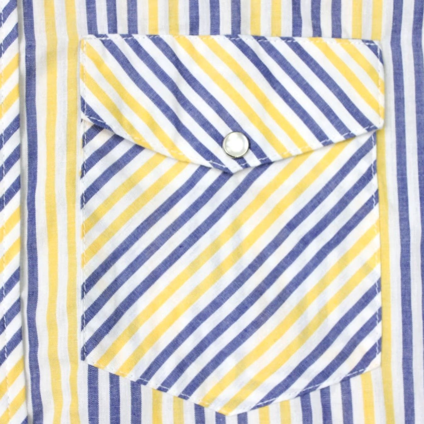Wrangler Wrangler Shirt Mens 2XL Yellow/Blue Plaid Pearl Snap Western Long Sleeve Button-Up Shirt Mens 2XL Regular Size US XXL / EU 58 / 5 - 5 Thumbnail