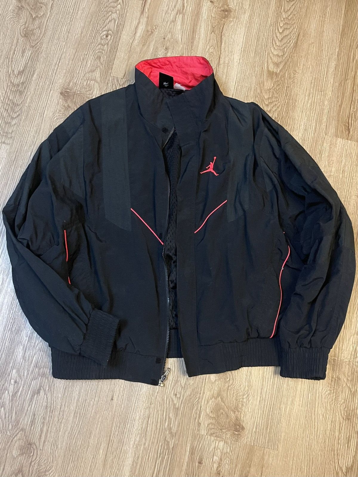 image of Jordan Nike Vintage Nike Air Jordan Infd 6 Vi Track Suit Large 1991 in Black, Men's