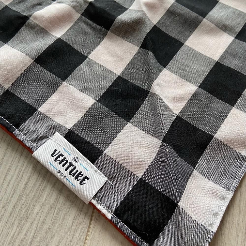 Designer Venture Dog Co X and Plaid Dog Bandana Size ONE SIZE - 4 Thumbnail
